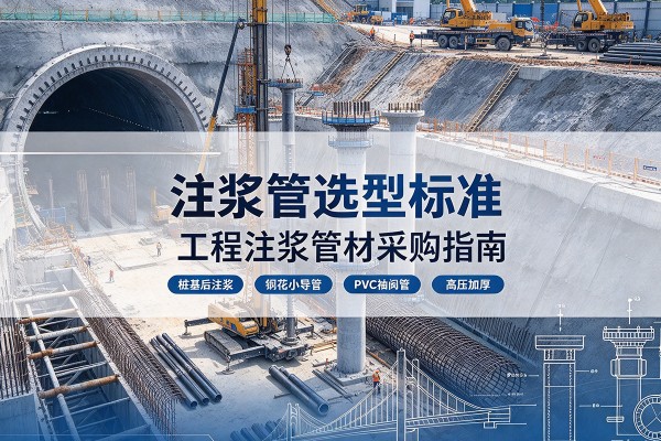 孟津注浆管选型标准